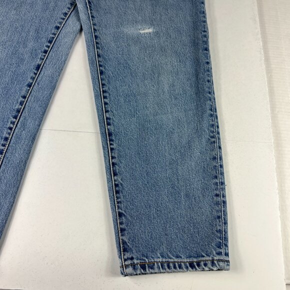 Y2K Levi's Jeans Women's Petite 32x26* 550 Relaxed Tapered Blue Denim Tag 12P M - Picture 5 of 16
